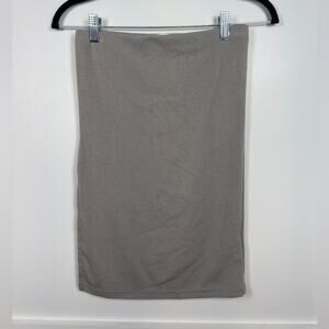 Oak & Fort Side Slit Bodycon Mini Skirt Size Medium